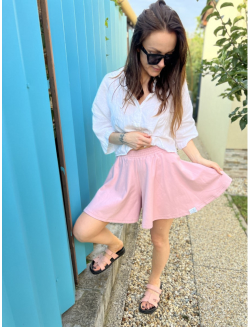 Dámske sukňové kraťasy Merilin Lux - jednofarebné