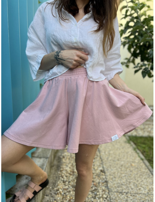 Dámske sukňové kraťasy Merilin Lux - jednofarebné