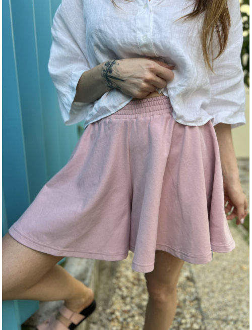 Dámske sukňové kraťasy Merilin Lux - jednofarebné