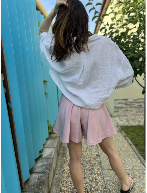 Dámske sukňové kraťasy Merilin Lux - jednofarebné