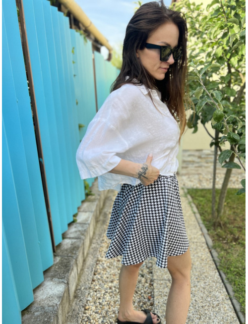 Dámske sukňové kraťasy Merilin Lux - vzorované