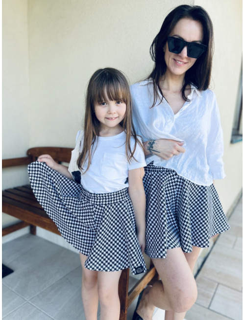 Dámske sukňové kraťasy Merilin Lux - vzorované