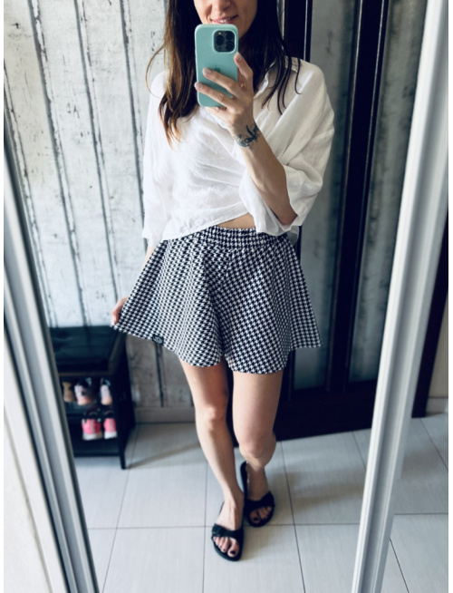 Dámske sukňové kraťasy Merilin - vzorované