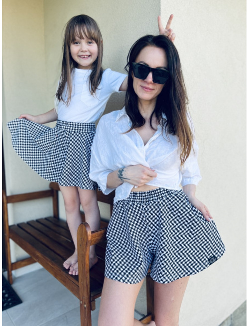 Dámske sukňové kraťasy Merilin - vzorované