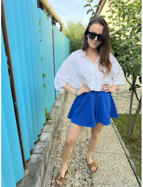 Dámske sukňové kraťasy Merilin - jednofarebné