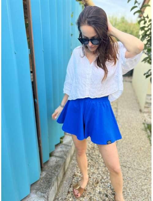 Dámske sukňové kraťasy Merilin - jednofarebné