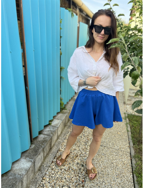 Dámske sukňové kraťasy Merilin - jednofarebné