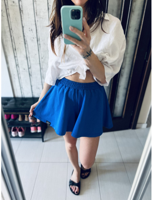 Dámske sukňové kraťasy Merilin - jednofarebné