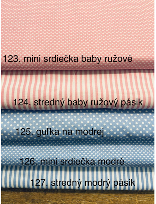 Vzorkovník - 100% pevná bavlna