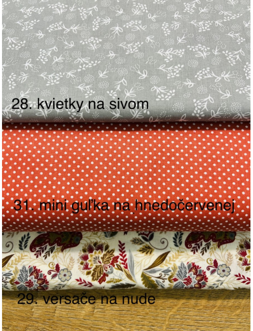 Vzorkovník - 100% pevná bavlna