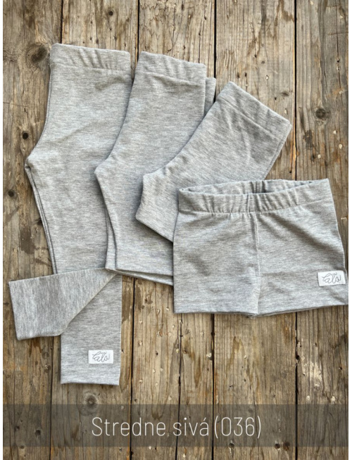 Úpletové legíny - krátke