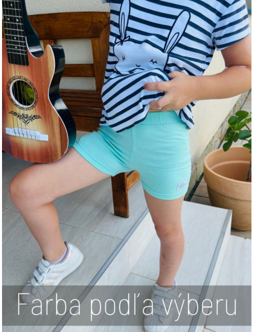 Úpletové legíny - krátke