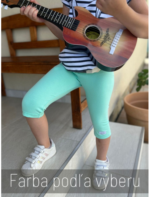 Úpletové legíny - trojštvrťové