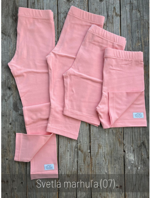 Úpletové legíny - trojštvrťové