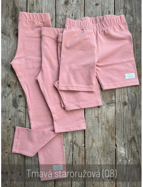 Úpletové legíny - trojštvrťové