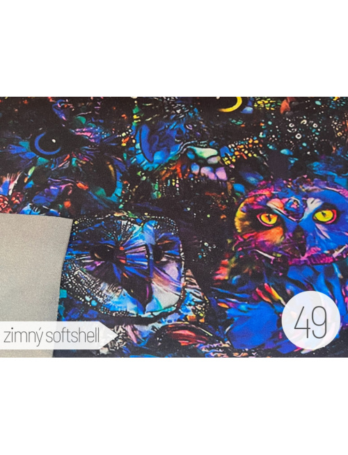 Vzorkovník - vzorovaný softshell