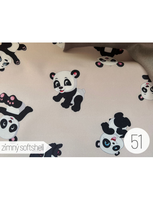 Vzorkovník - vzorovaný softshell