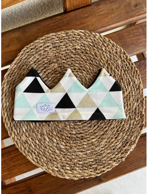 Korunka obojstranná - Triangel mint/čierna - LEN DO VYPREDANIA ZÁSOB