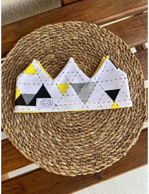 Korunka obojstranná - Triangel žltá/žltá - LEN DO VYPREDANIA ZÁSOB