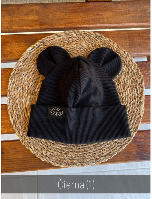 Rebro čiapka ANIMALS - macko