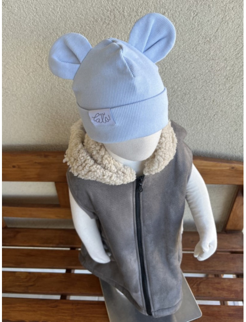 Rebro čiapka ANIMALS - macko