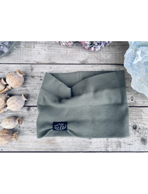 Rebro čelenka ROVNÁ - olivová - LEN DO VYPREDANIA ZÁSOB