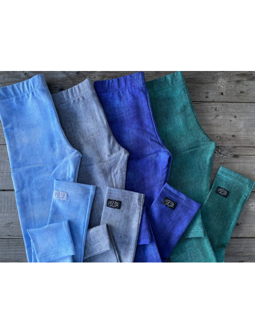 Riflové teplákové legíny