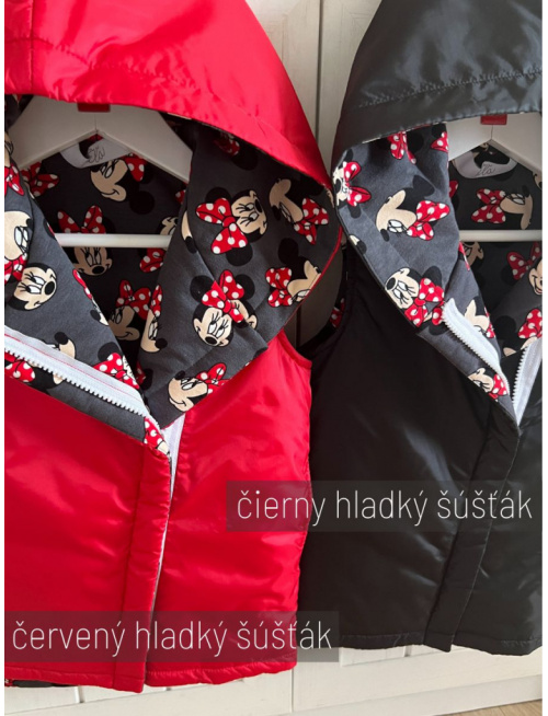 Rastúca šuštiaková vesta so šikmozipsom - ALEX