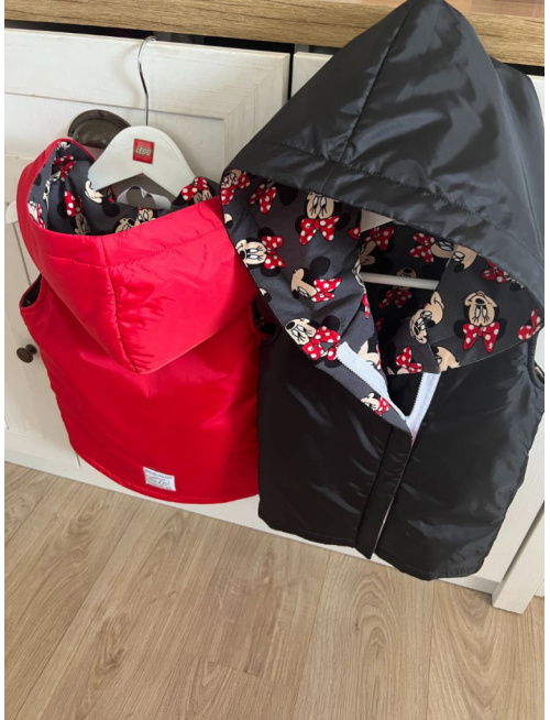 Rastúca šuštiaková vesta so šikmozipsom - ALEX