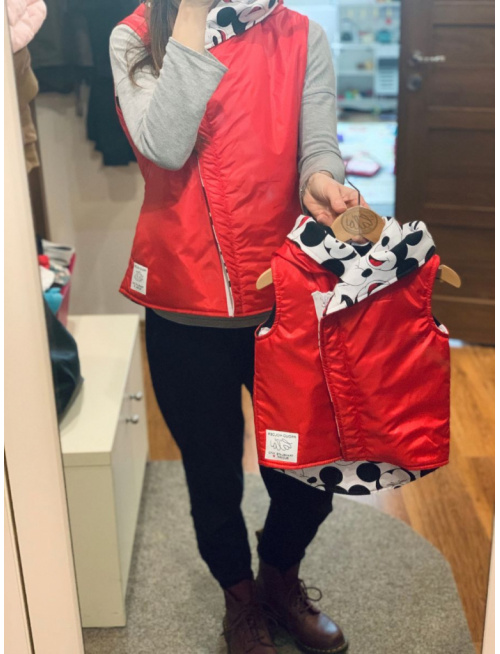 Rastúca šuštiaková vesta so šikmozipsom - ALEX