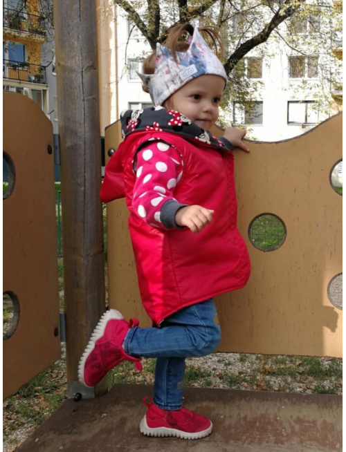 Rastúca šuštiaková vesta so šikmozipsom - ALEX