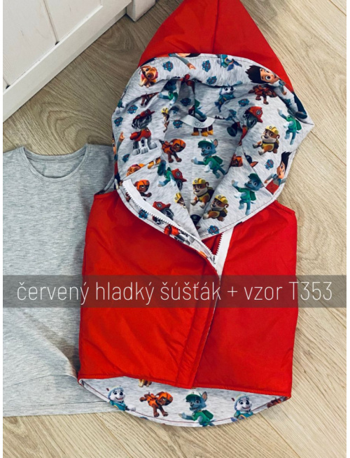 Rastúca šuštiaková vesta so šikmozipsom - ALEX