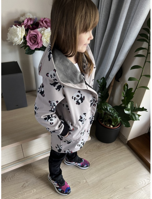 Rastúca softshell bunda so šikmozipsom ALEX - vzorovaná - jeseň/ZIMA