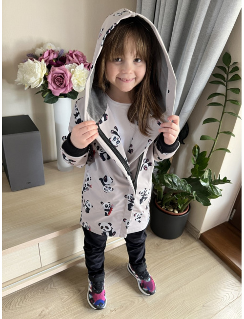 Rastúca softshell bunda so šikmozipsom ALEX - vzorovaná - jeseň/ZIMA