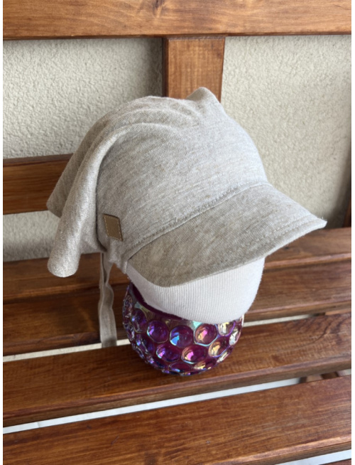 Ľanová šatka so šiltom na viazanie SUMMER - LEN DO VYPREDANIA ZÁSOB