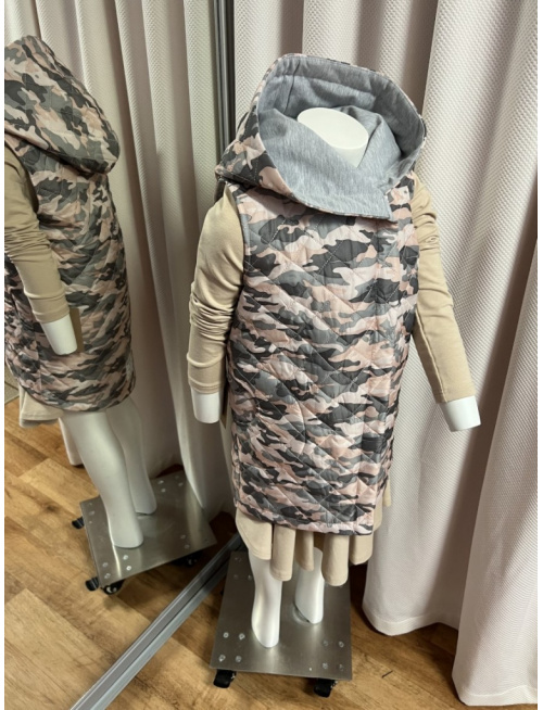 Rastúca vesta MASKÁČ so šikmozipsom - ALEX