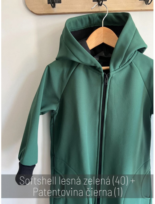 Overal s rastúcimi manžetami a vreckami - softshell - JESEŇ/ZIMA