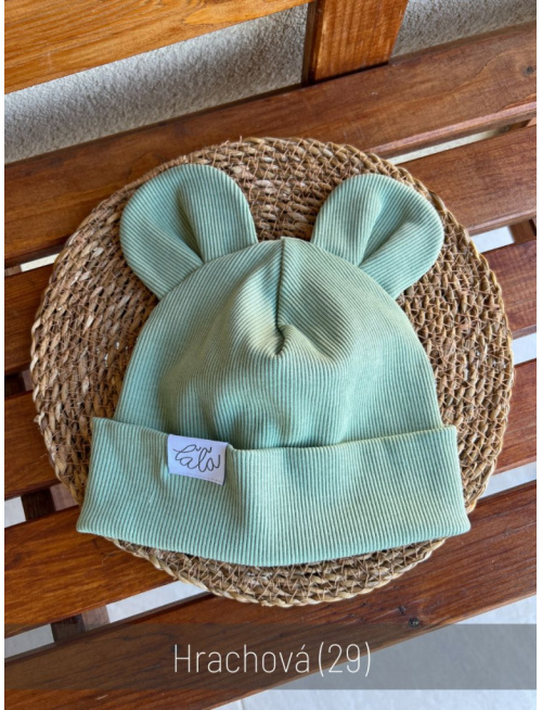 Rebro čiapka ANIMALS - macko