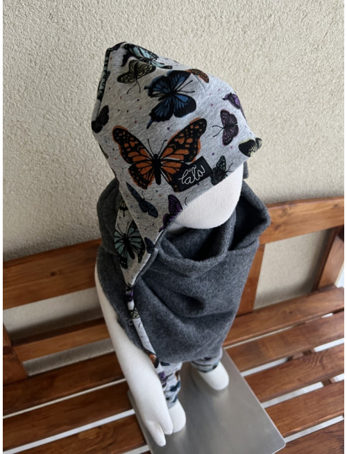 Warmkeeper ušiačka podšitá warmkeeprom - vzorovaná - dvojvrstvová