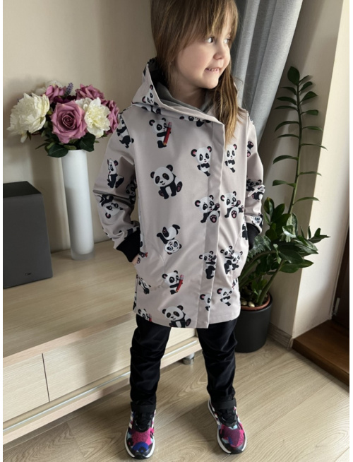 Rastúca softshell bunda so šikmozipsom ALEX - vzorovaná - jeseň/ZIMA