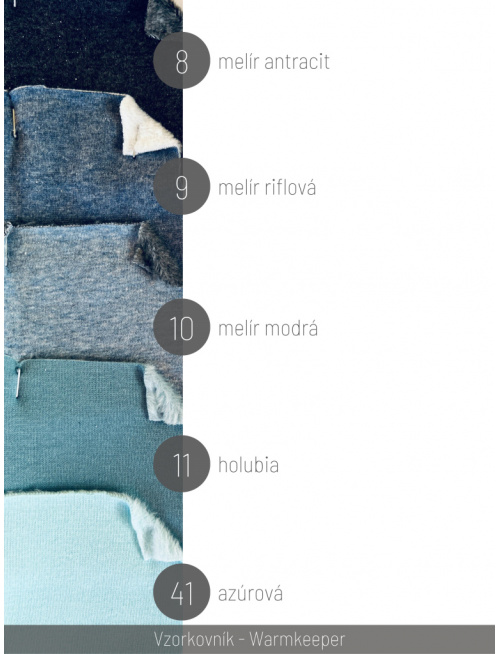 Vzorkovník - Warmkeeper jednofarebný