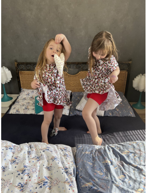 Nočná košieľka s krátkymi legínami