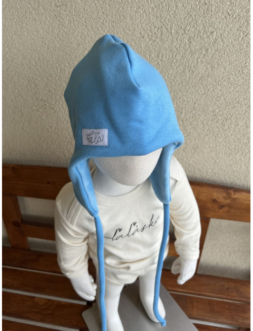 Warmkeeper ušiačka podšitá warmkeeprom - dvojvrstvová - nebíčkovo modrá - LEN DO VYPREDANIA ZÁSOB