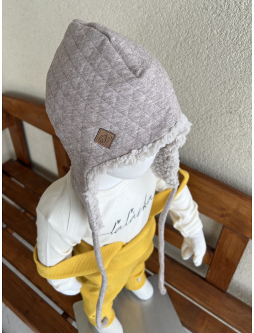 Ušiačka - prešivák podšitý barančekom - len do vypredania zásob