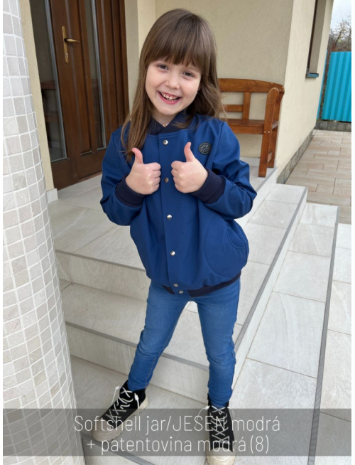 Bomber bunda z funkčného softshellu - jar/JESEŇ