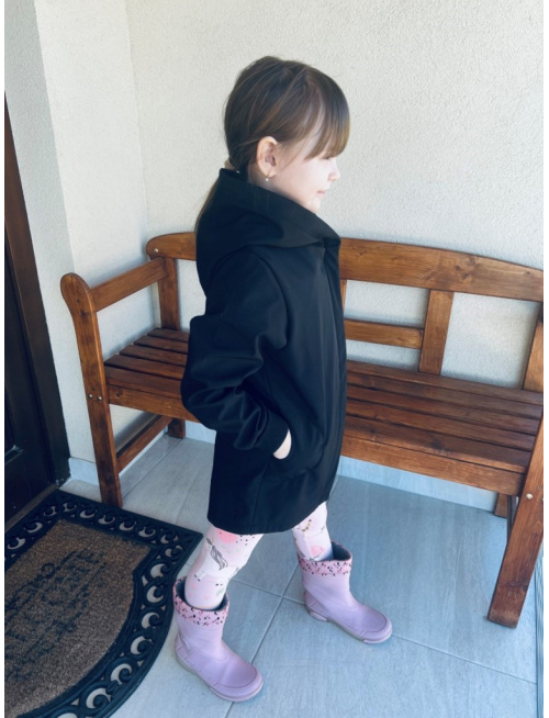 Rastúca softshell bunda so šikmozipsom ALEX - jednofarebná - jeseň/ZIMA