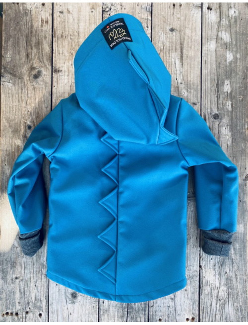 Rastúca softshell bunda so šikmozipsom ALEX/DINO - jeseň/ZIMA