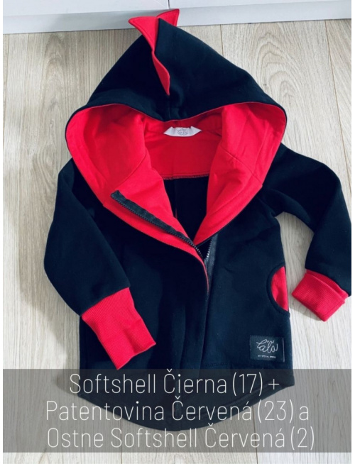 Rastúca softshell bunda ALEX/DINO LUX so šikmozipsom a reflexným prvkom - jeseň/ZIMA