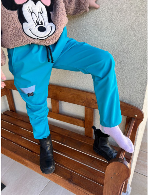 Softshell gate NEW s kaliopkovou gumkou - jar/JESEŇ - petrolej