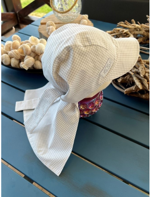 Pirátka so šiltom na viazanie - 100% pevná bavlna